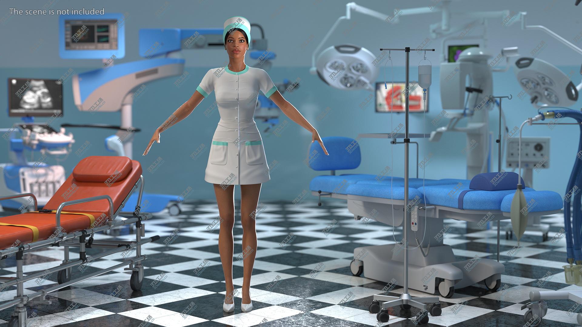 images/goods_img/202104021/3D Light Skin Black Nurse T Pose/4.jpg